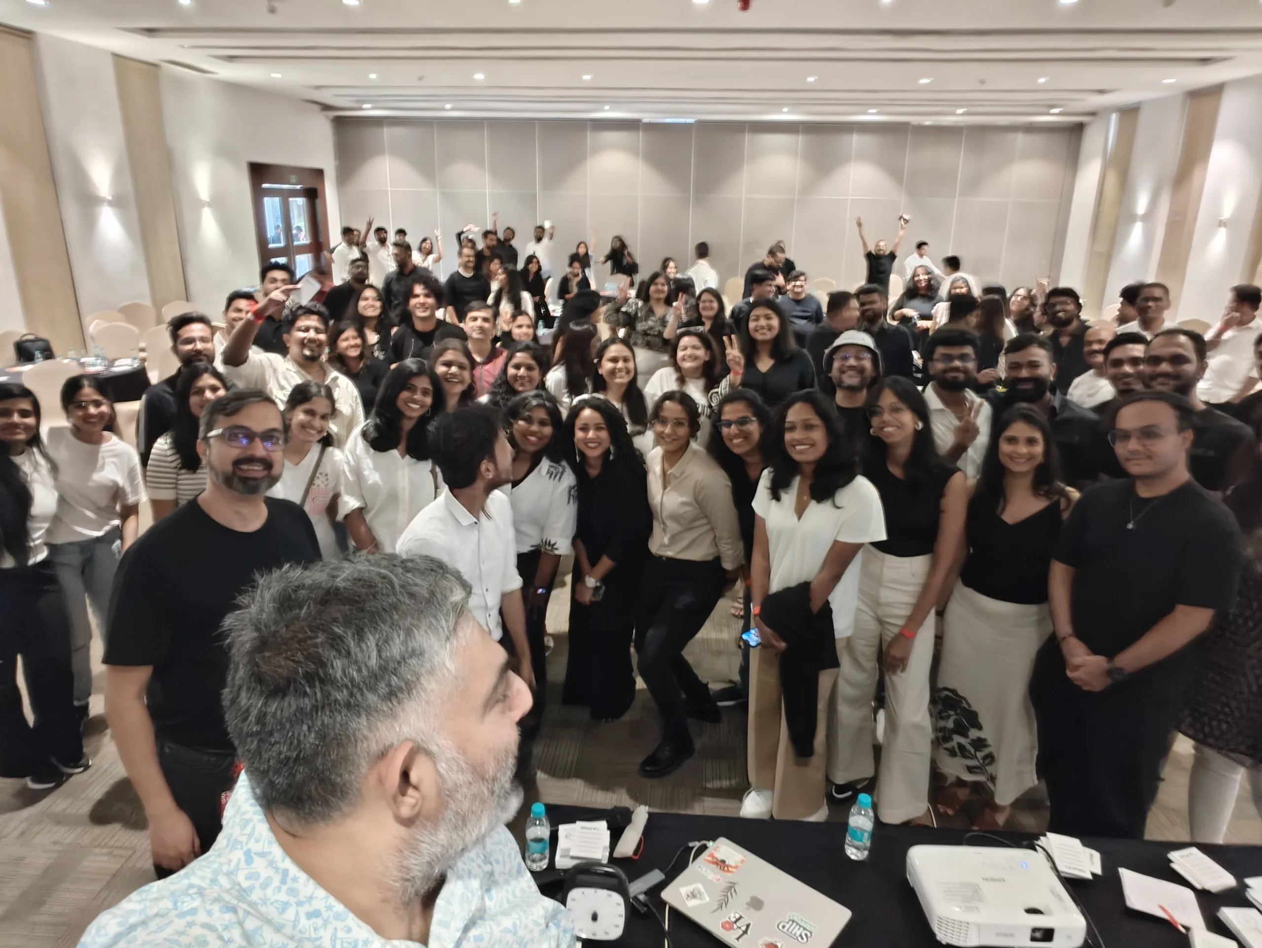 Arvindh Sundar facilitating a workshop